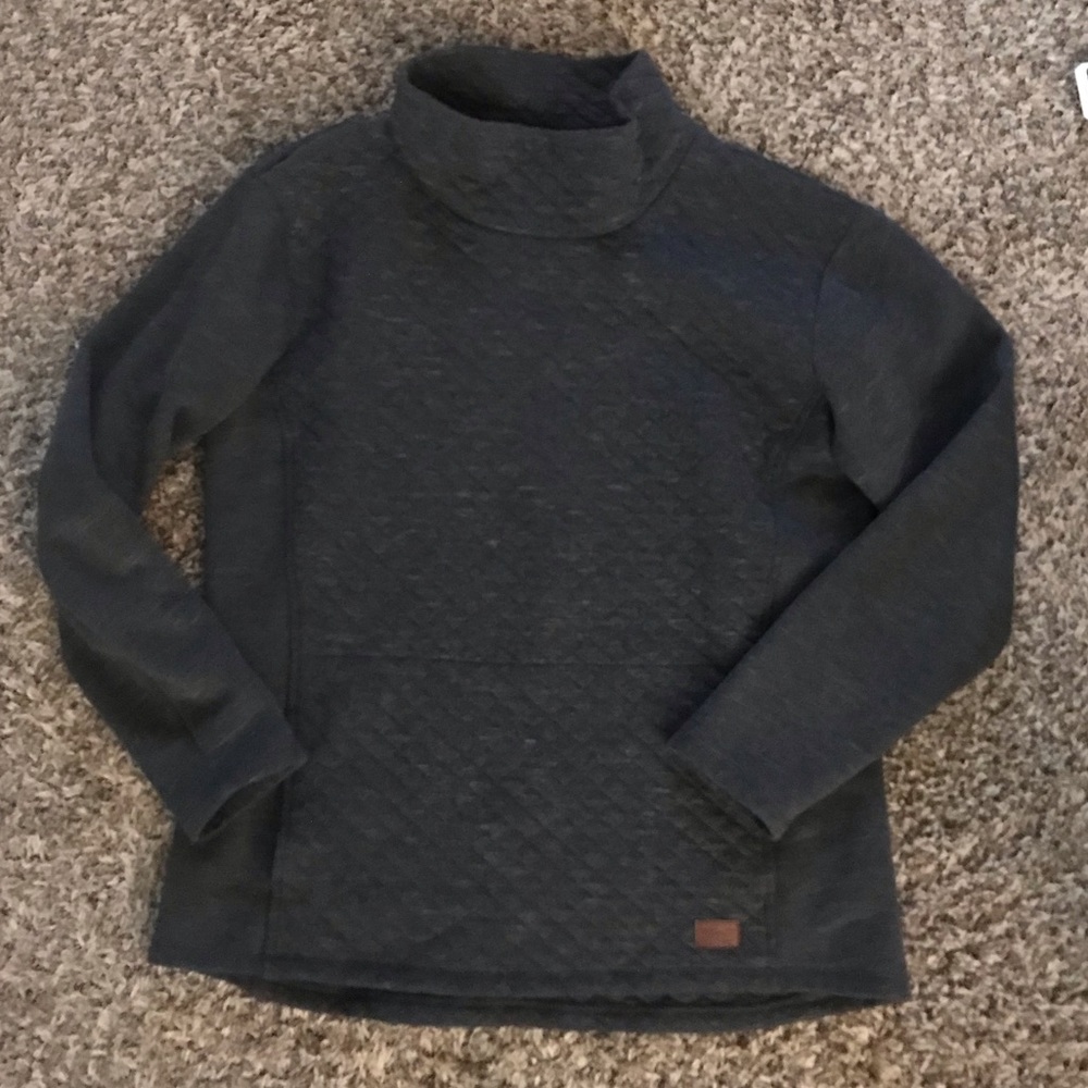 LL Bean quilted sweater pullover